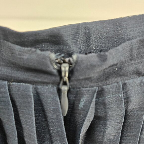 Cynthia Rowley Navy and Peach Maxi Skirt - Picture 5 of 9